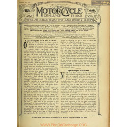 The Motor Cycle 1920 11 November 18 Vol25 N0921 Lightweights And The Future
