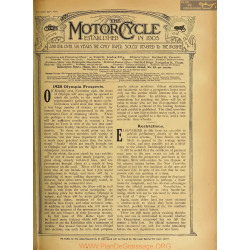 The Motor Cycle 1920 11 November 25 Vol25 N0922 1920 Loympia Prostects