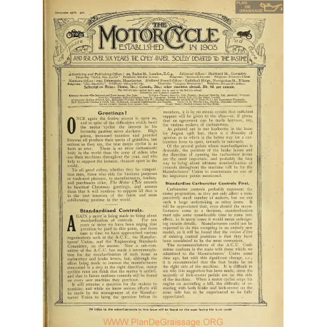 The Motor Cycle 1920 12 December 23 Vol25 N0926 Greetings