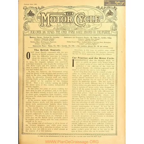 The Motor Cycle 1921 01 January 20 Vol26 N0930 The British Magneto