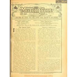 The Motor Cycle 1921 02 February 03 Vol26 N0932 The Speed Limit