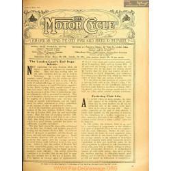 The Motor Cycle 1921 02 February 24 Vol26 N0935 The London Land S End Regulations