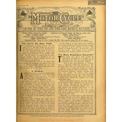 The Motor Cycle 1921 08 August 04 Vol27 N0958 The Acu Six Days Trials