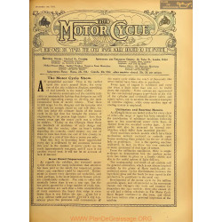The Motor Cycle 1921 12 December 01 Vol27 N0975 The Motor Cycle Show