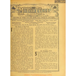 The Motor Cycle 1922 01 January 12 Vol28 N0981 The Dates Of The Tt