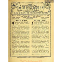 The Motor Cycle 1922 02 February 02 Vol28 N0984 A Straw In The Wind