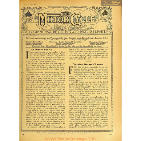 The Motor Cycle 1922 02 February 16 Vol28 N0986 As Others See Us