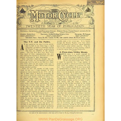 The Motor Cycle 1922 05 May 11 Vol28 N0998 The Tt And The Public