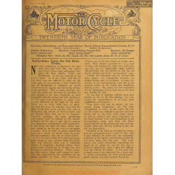 The Motor Cycle 1922 08 August 31 Vol29 N1014 Reflections Upon The Six Days Trials