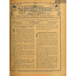 The Motor Cycle 1922 09 September 14 Vol29 N1016 Unwarranted Activity Against Noise