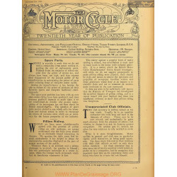 The Motor Cycle 1922 11 November 02 Vol29 N1023 Spare Parts