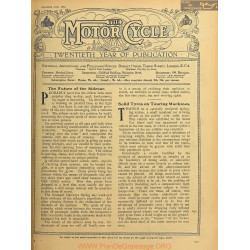 The Motor Cycle 1922 11 November 16 Vol29 N1025 The Future Of The Sidecar