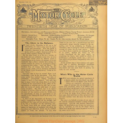 The Motor Cycle 1922 12 December 14 Vol29 N1029 The Show In The Balance