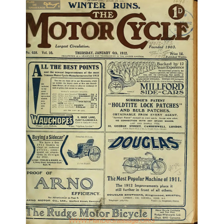 The Motor Cycle Vol10 1912
