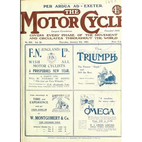 The Motor Cycle Vol26 1921