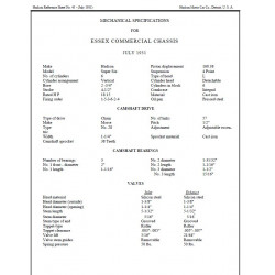 Essex 1931 Commercial Mech Specs