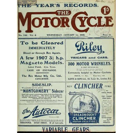 The Motor Cycle Vol6 1908 Partie1