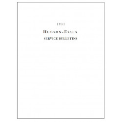 Essex 1931 Dealer Service Bulletins