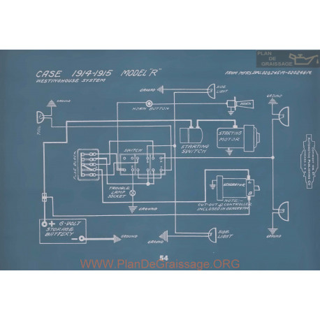 Case R Schema Electrique 1914 1915