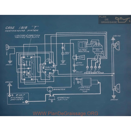 Case T Schema Electrique 1916