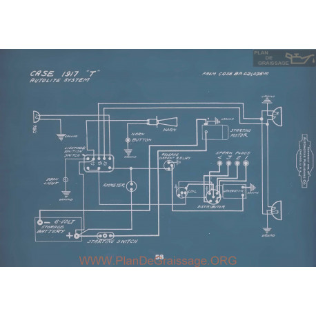 Case T Schema Electrique 1917 V2