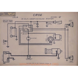 Case U 6volt Schema Elctrique 1918 Westinghouse