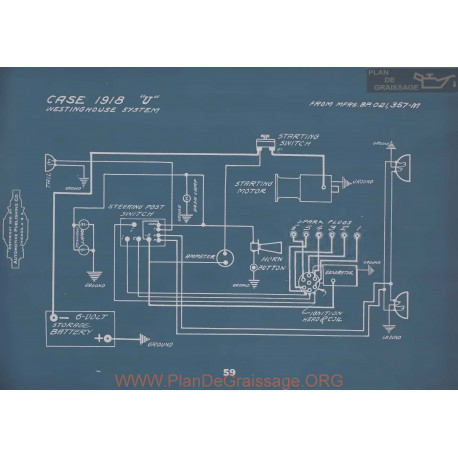 Case U Schema Electrique 1918