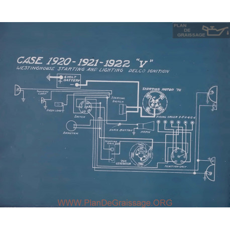 Case V Schema Electrique 1920 1921 1922