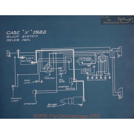 Case X Schema Electrique 1922