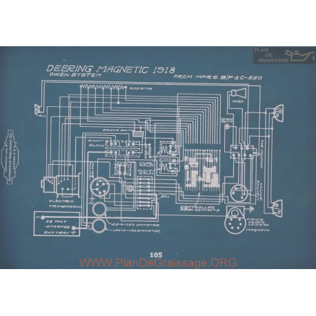 Deering Magnetic Schema Electrique 1918 V2