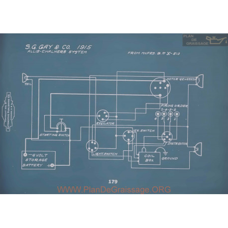 Sg Gay & Co Schema Electrique 1915 V2