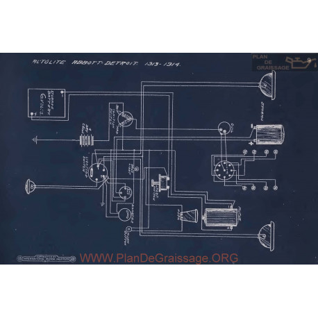 Abbott Detroit Schema Electrique 1913 1914