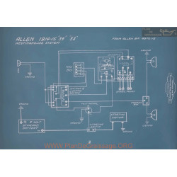 Allen 34 33 Westinghouse Schema Electrique 1914 1915