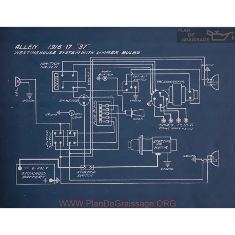 Allen 37 Schema Electrique 1916 1917