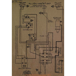 Allen 37 Schema Electrique 1917 Westinghouse V5