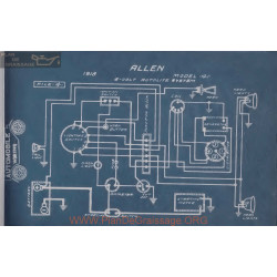 Allen 41 6volt Schema Electrique 1918 Autolite