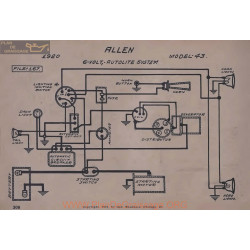 Allen 43 6volt Schema Electrique 1920 Autolite V2