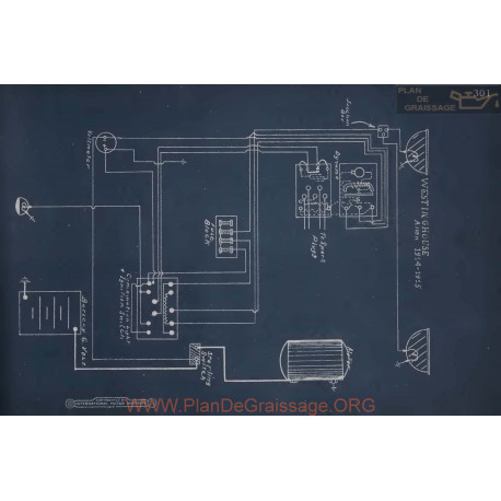 Allen Westinghouse Schema Electrique 1914 1915