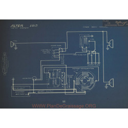 Alter Schema Electrique 1915 Remy