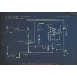 American A Schema Electrique 1917 1918 Westinghouse