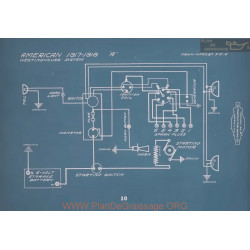 American A Schema Electrique 1917 1918