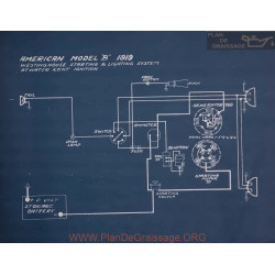 American B Schema Electrique 1919