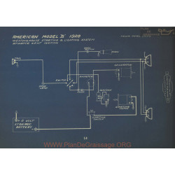 American B Schema Electrique 1920 Westinghouse