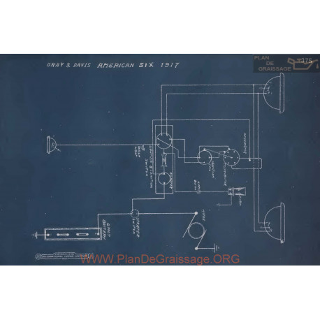 American Six Schema Electrique 1917