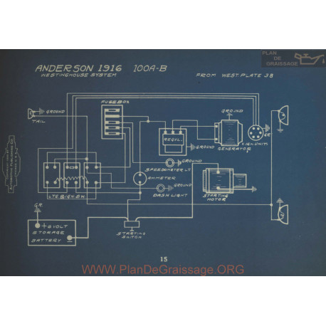 Anderson 100a 100b Schema Electrique 1916 Westinghouse