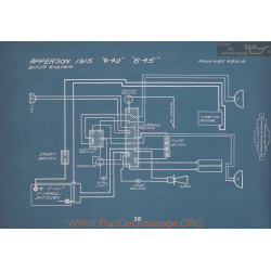 Apperson 4 40 6 45 Schema Electrique 1915 V2