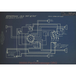 Apperson 55 45 Schema Electrique 1913 Gray & Davis