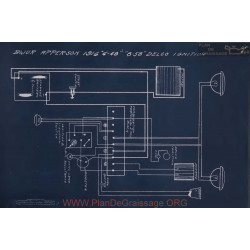 Apperson 6 46 8 58 Delco Schema Electrique 1916