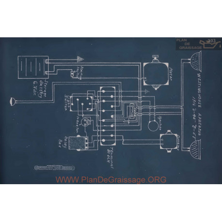 Apperson 6 48 8 58 Schema Electrique 1916 Westinghouse V2