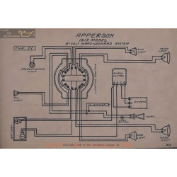 Apperson 6volt Schema Electrique 1913 Ward Leonard V2